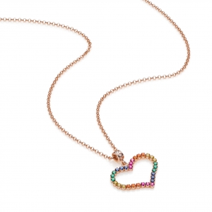 Collana in Argento con zirconi